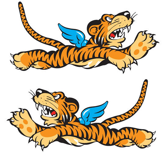 Flying Tigers decals Full colour